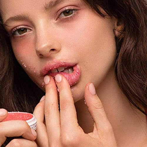 Frank Body Cherry Bomb Lip Scrub - Moisturizing Lip Exfoliator - Made With Coffee Seed Oil, Sugar, & Beeswax - Cherry Scented - Smoothes Dry Flakey Lips - Natural, Nut-Free & Cruelty Free (15 mL)
