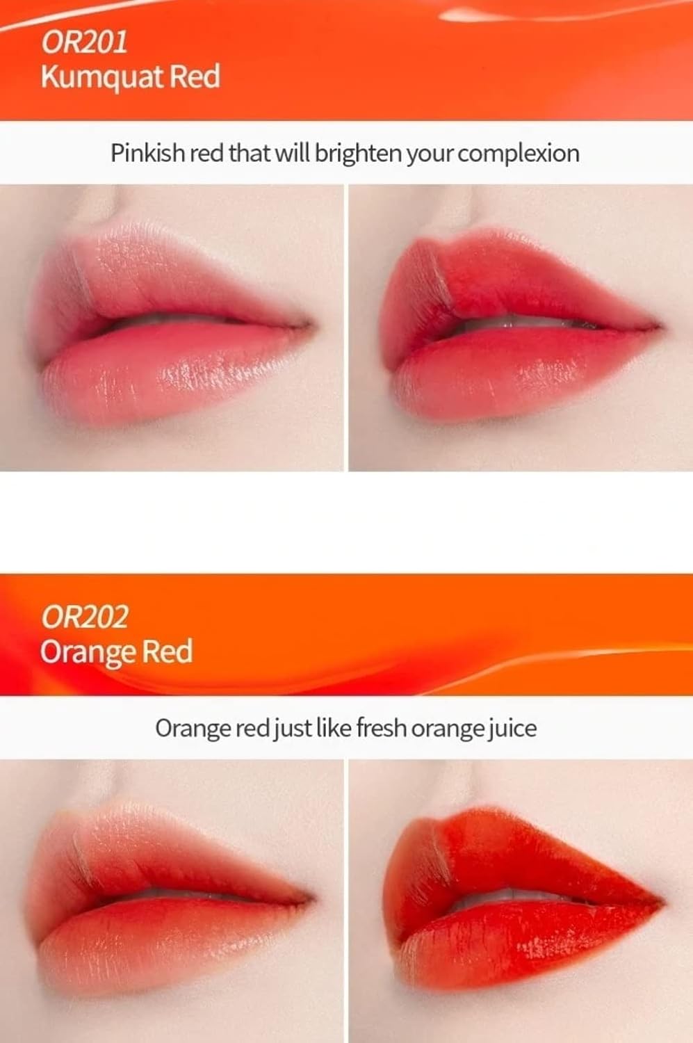 Long lasting effect with fruity, juicy, moist and lively colouring.