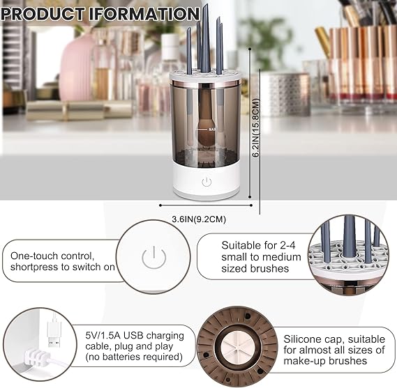 Mini Makeup Brush Cleaner / Nature  Clean Brush