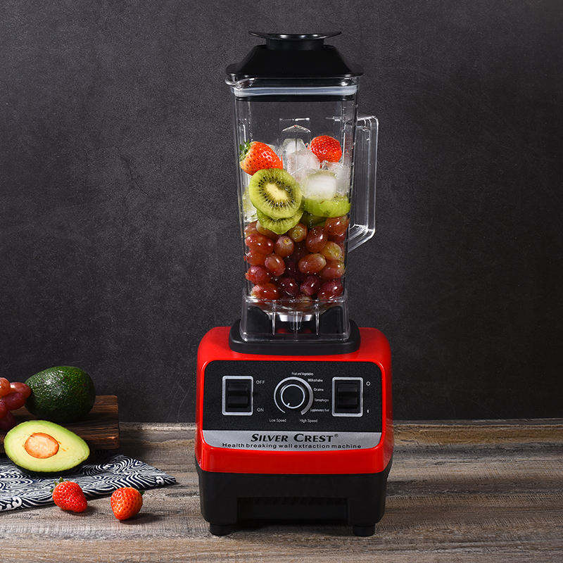 SilverCrest Multi Blender: 4500W, 2.5L jar, 15-speed timer for smoothies, ice crushing, and food processing.