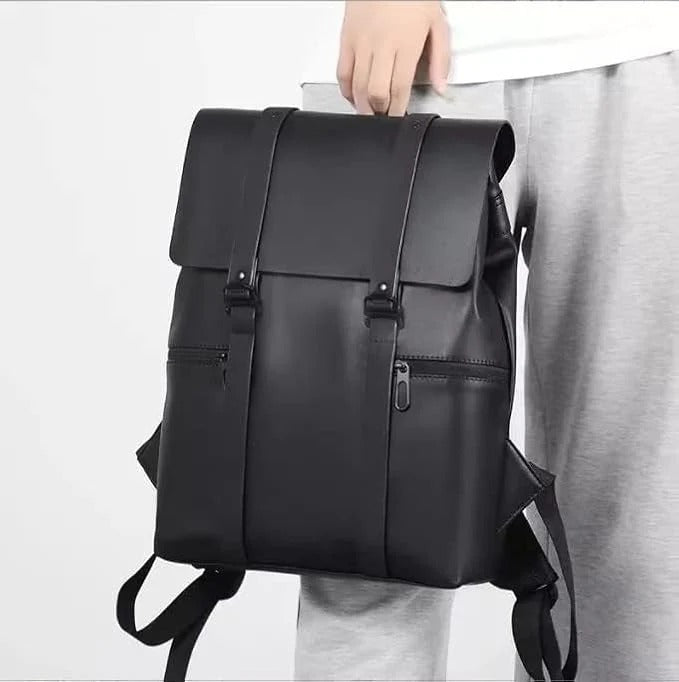 FANDARE Backpack Leisure School Backpacks Waterproof PU Schoolbag Business Backpack Man Laptop School Bag for College School Travel Hiking Satchel College Sports Boy Daypacks