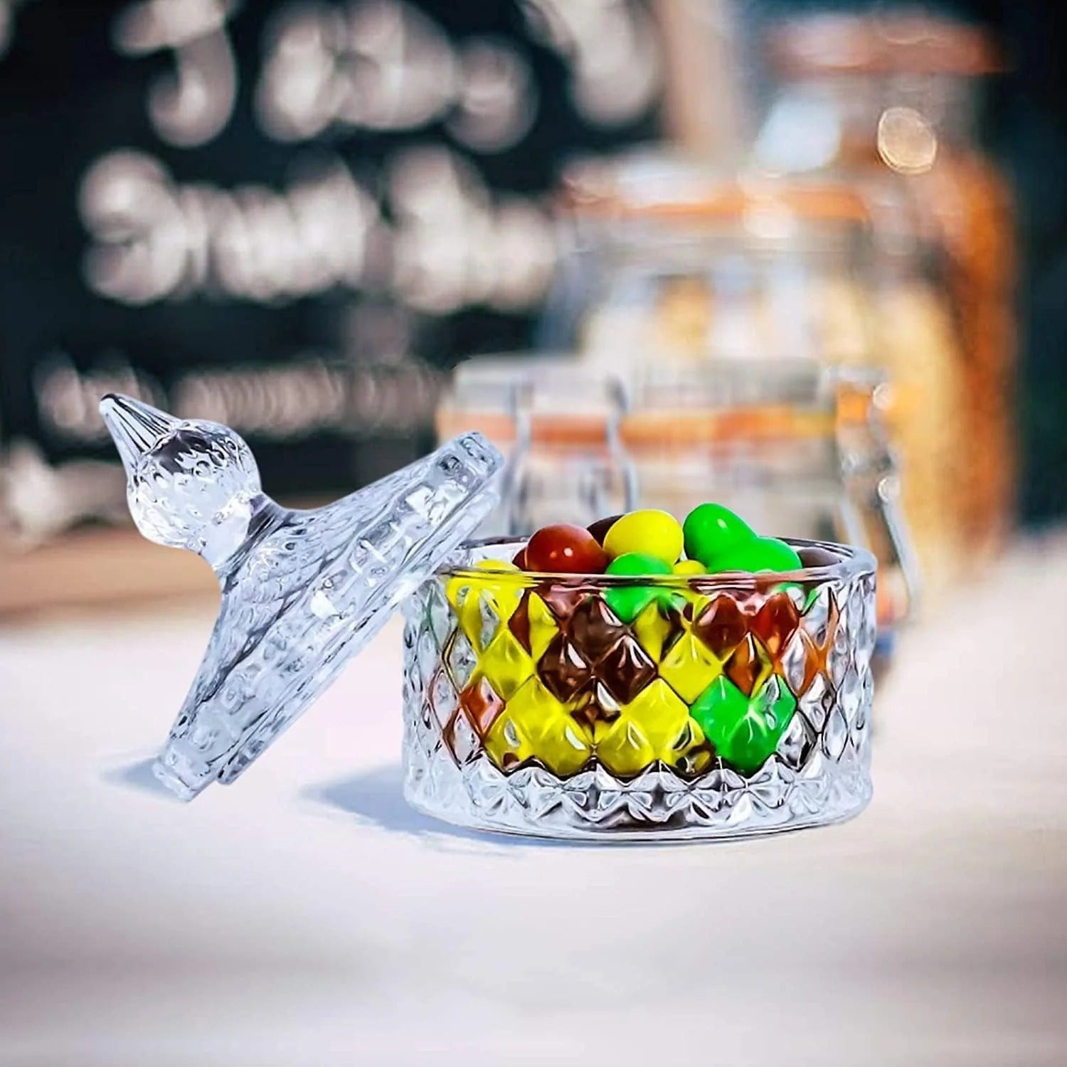 Portable Candy Jar & Bowl