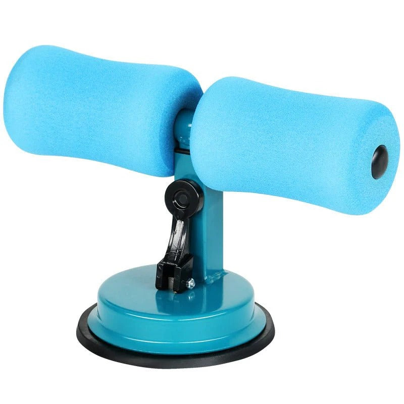 Sit-Up Bar, Upgraded Adjustable Sit Up Equipment with High Elastic Foam, Portable Sit Ups Foot Holder with Rubber Suction Seat, Sit Up Bar for Floor for Weight Lose, Gym,Muscle Training