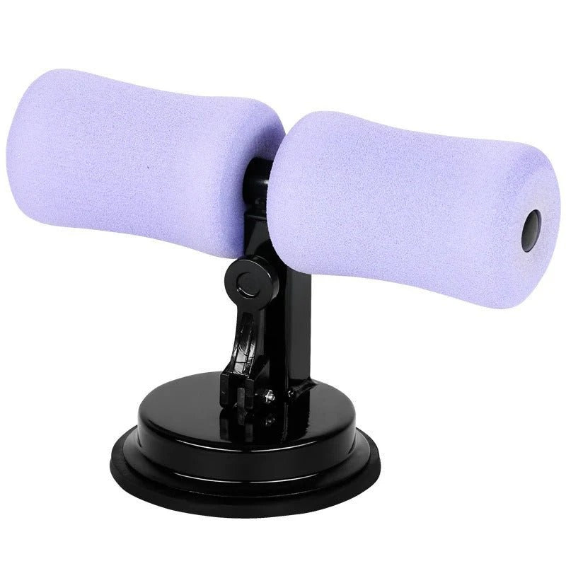 Sit-Up Bar, Upgraded Adjustable Sit Up Equipment with High Elastic Foam, Portable Sit Ups Foot Holder with Rubber Suction Seat, Sit Up Bar for Floor for Weight Lose, Gym,Muscle Training