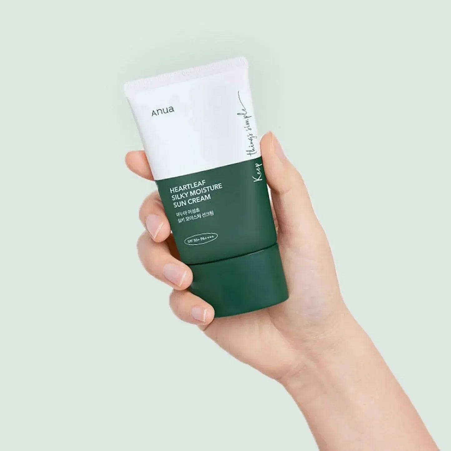 Anua Hearleaf Silky Spf 50 Moisture Suncream 80ml