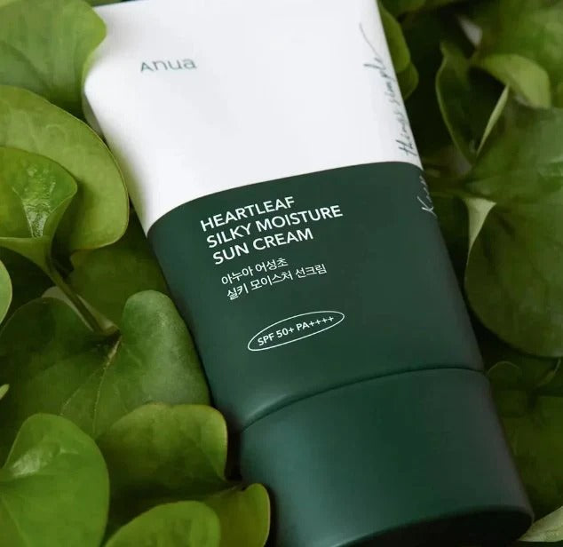 Anua Hearleaf Silky Spf 50 Moisture Suncream 80ml